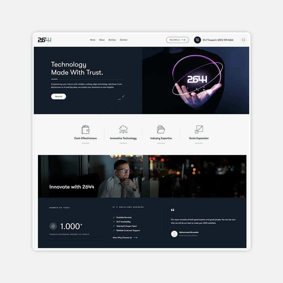 2644 Technologies – Kurumsal Web Tasarım