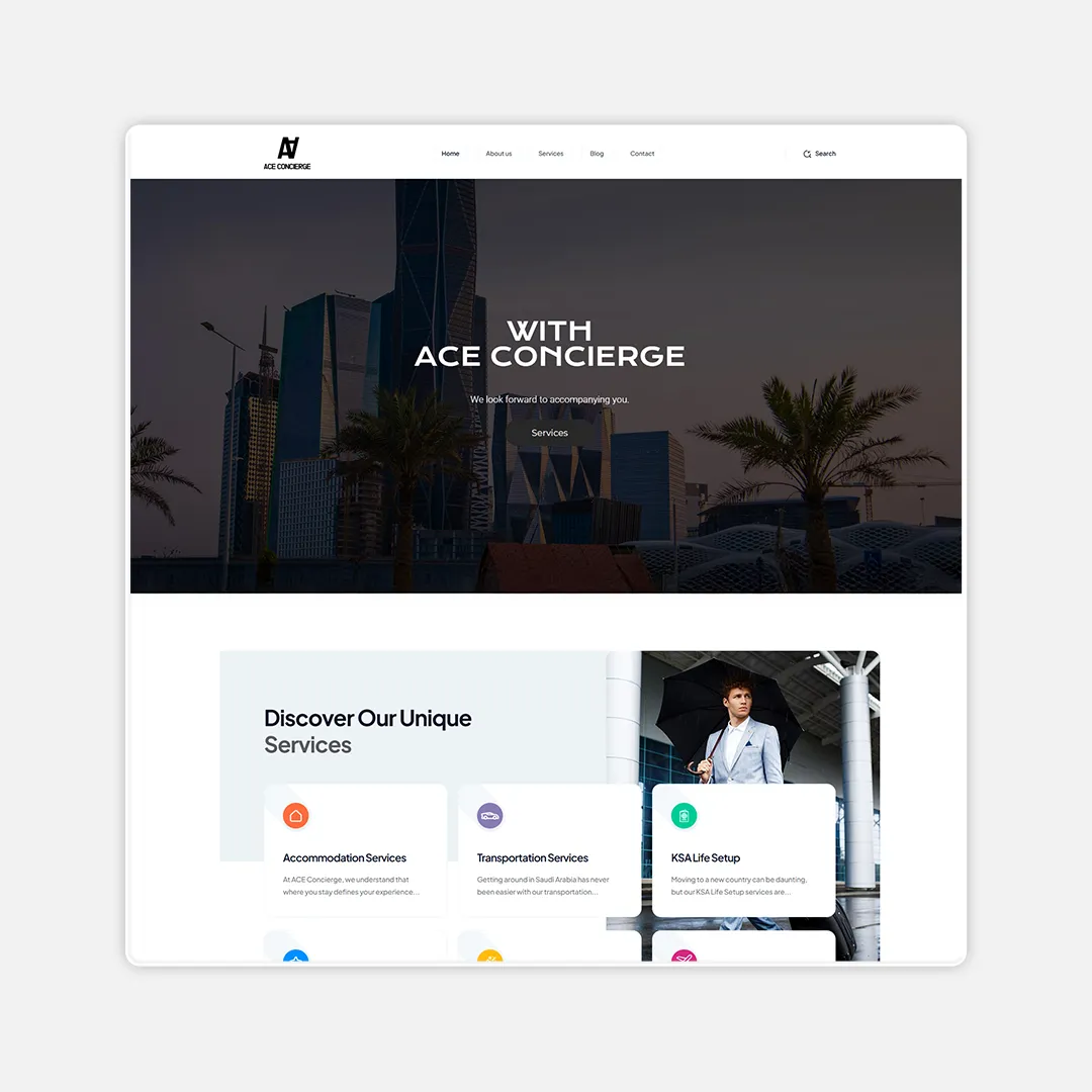 Ace Concierge – Kurumsal Web Tasarım